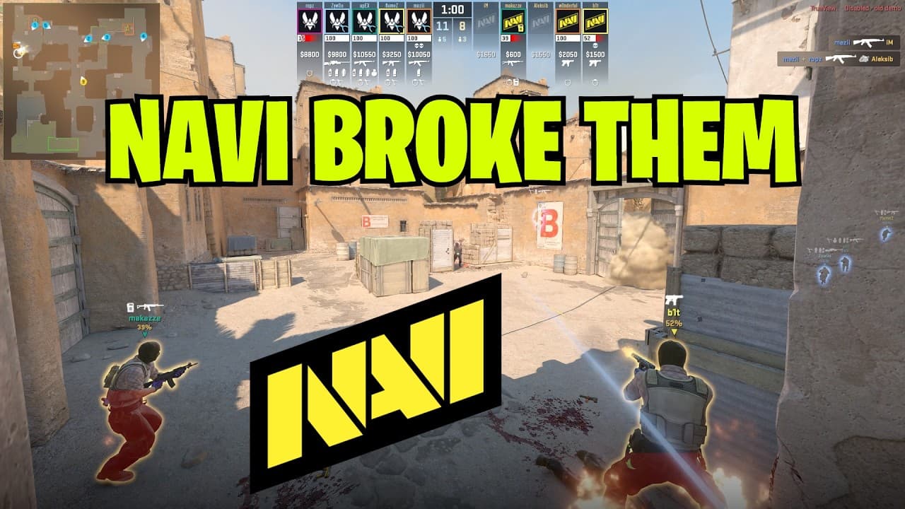 NAVI Dust2 A Fake to B Execute