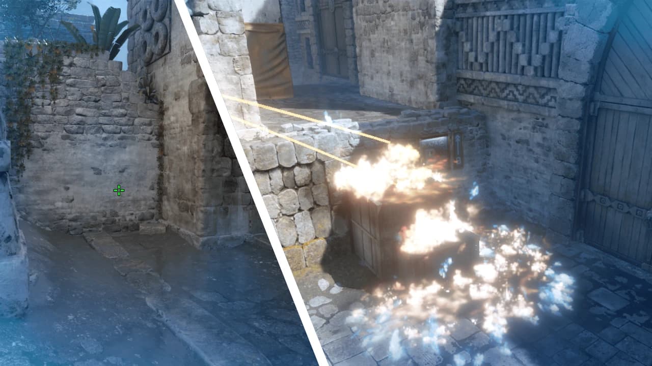 Boxes Molotov from Outside CT Spawn