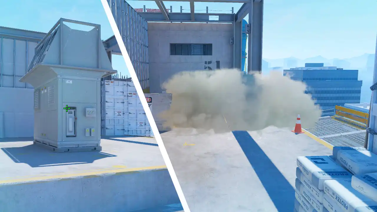 B Stairs Smoke from Gen
