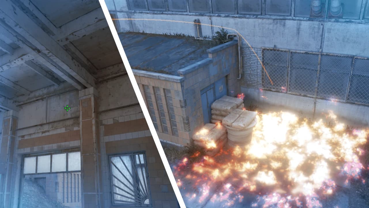 Sandbags Molotov from Garage