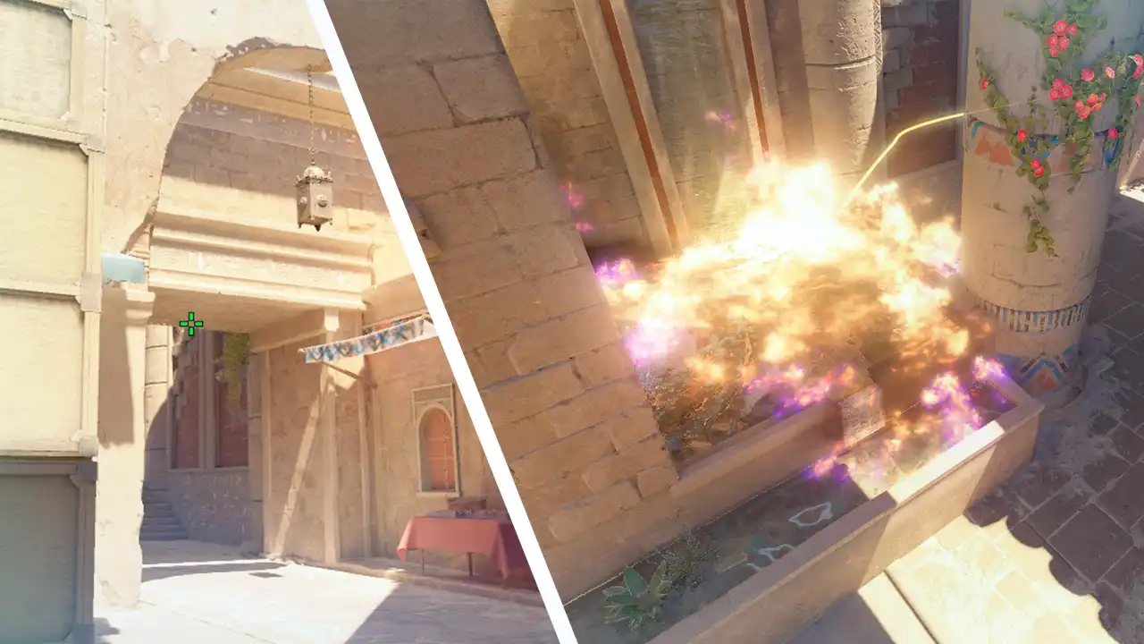 A Fountain Molotov from Main