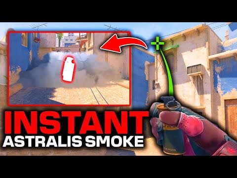 Astralis Mid Smoke from CT - Mirage Smoke